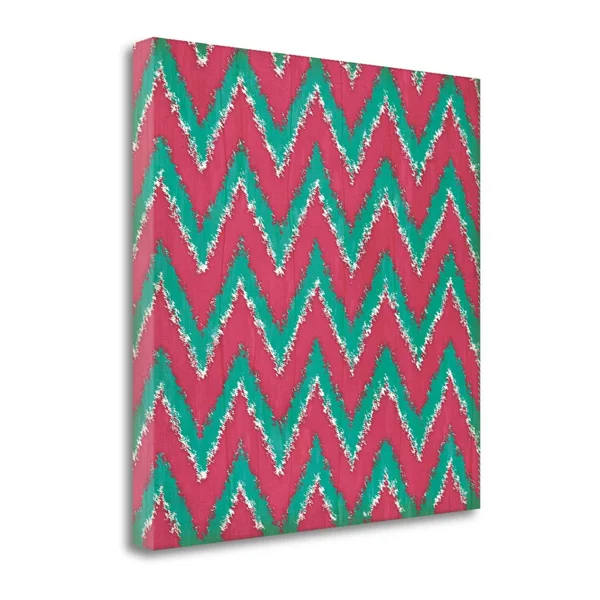 Tangletown Fine Art Boho Ikat II Canvas Wall Art by Jennifer Pugh