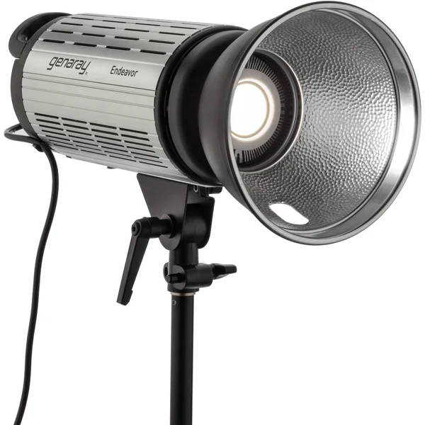 Genaray Endeavor ML-33K Daylight LED Monolight Heads/ Heads/Lights Head Style, 1, Balanced, 5600K, Umbrella Mount, AC/DC Power