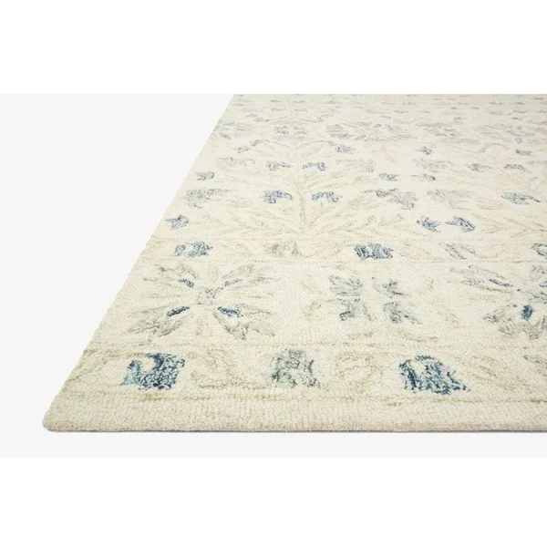 Loloi Norabel NOR-02 Ivory Grey Rug - 8 ft 6 in x 12 ft