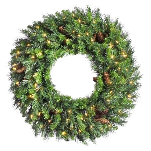Vickerman A801060 60 in. Cheyenne Pine Wreath 40 Cones