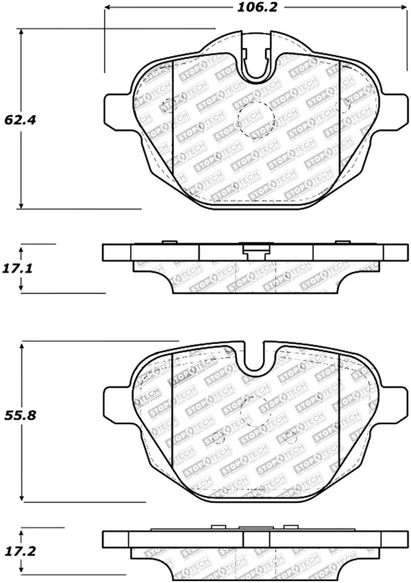 StopTech 309.14730 Sport Brake Pads