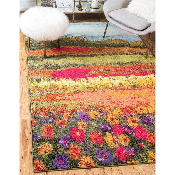 Unique Loom Landis Estrella Area Rug - Multi - 10&6
