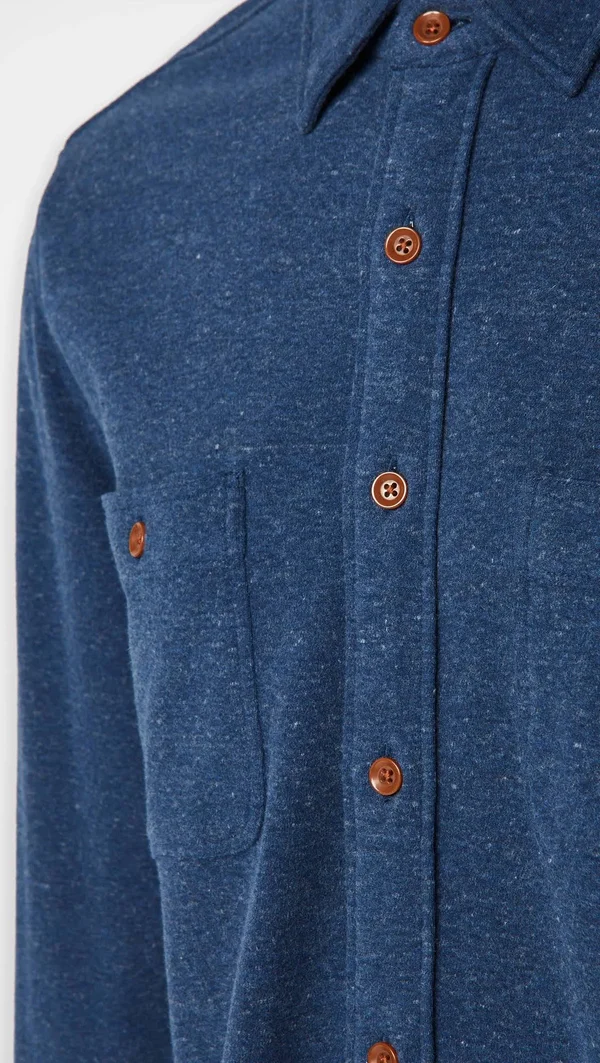 Faherty Men's Knit Alpine Shirt Xs
