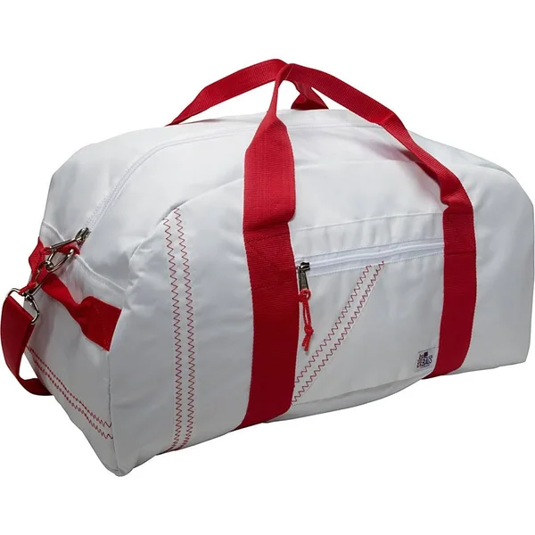 Large Square Duffel Red