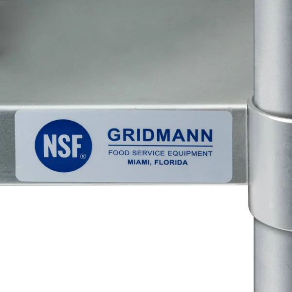 GRIDMANN NSF 72 in. x 24 in. Stainless Steel Commercial Kitchen Prep & Work Table w/ 4 Casters (Wheels)