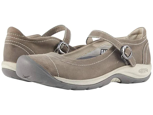 Keen Women's Presidio II Mary Jane Shoes Size 5 - In Paloma/Silver Birch