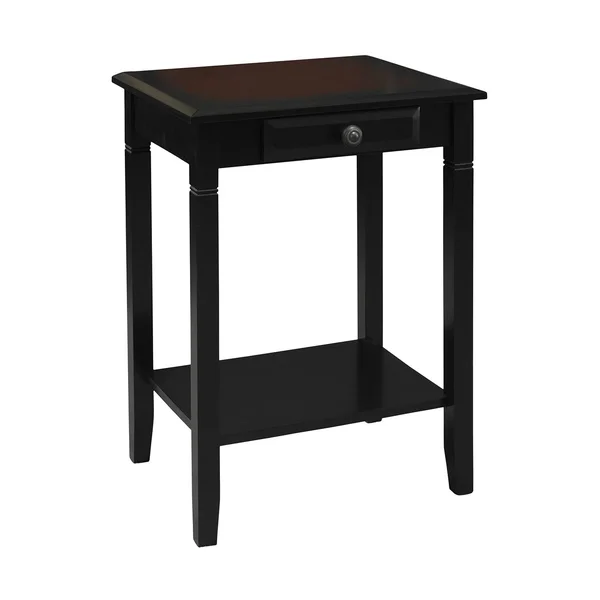 Brighton Hill Christopher Accent Table in Black Cherry - Transitional, Bellacor