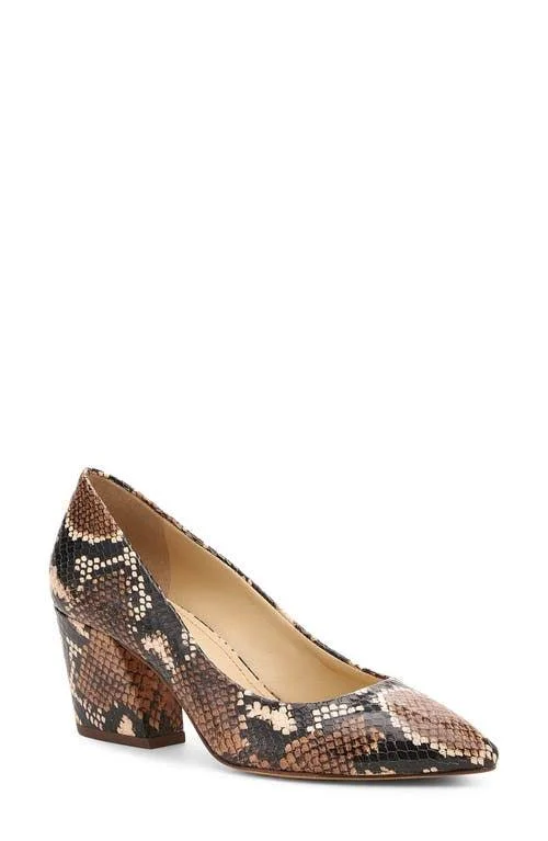 Botkier Stella Pump, Size 6 - Natural Embossed Snake at Nordstrom Rack