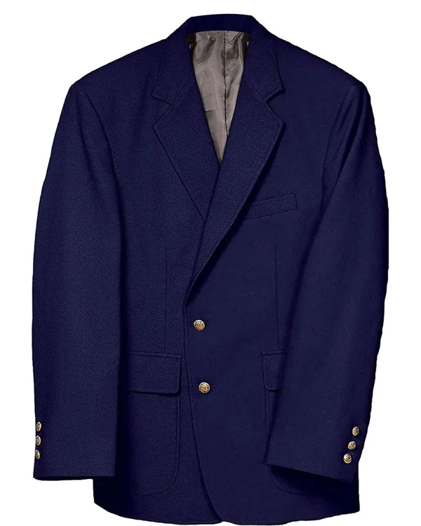 Edwards 3500 Men's Single-Breasted Blazer - Navy - 42 S