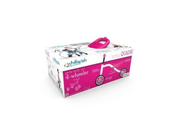 Chillafish Quadie Grow with Me Ride-On - Pink
