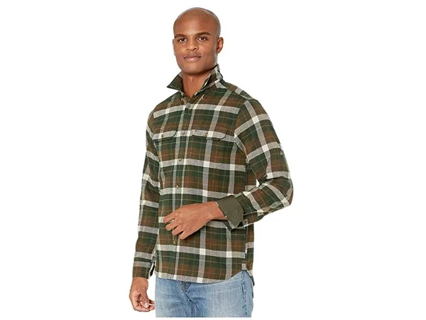 Fjallraven Men's Singi Heavy Flannel Shirt - Xs - Deep Forest