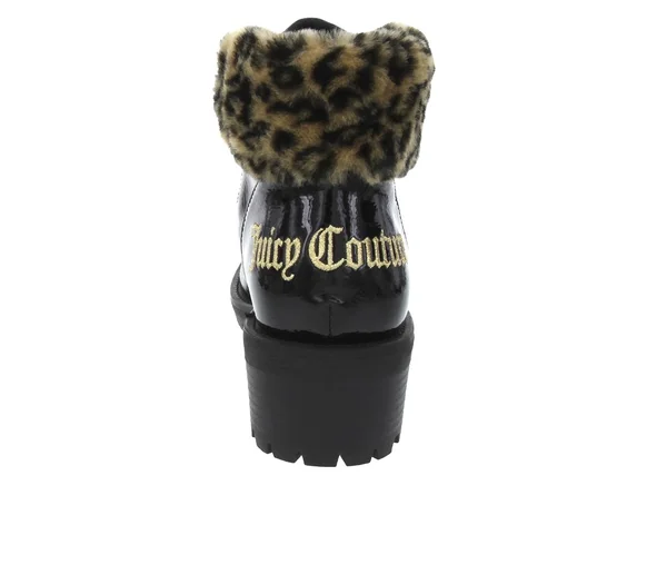 Juicy Couture Indulgence Women's Boots Black Leopard : 7.5 B