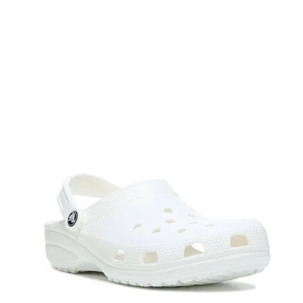 Crocs Unisex Classic Clogs - Size: Men's 17, White