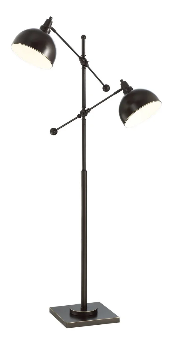 Lite Source-LS-82605D/BRZ-Cupola - Two Light Floor Lamp Dark Bronze