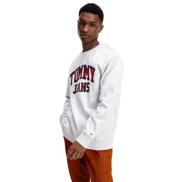 Tommy Jeans Plaid Logo Sweatshirt
