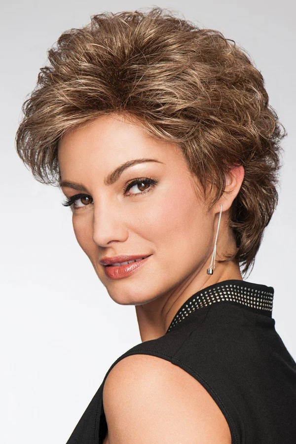 Gabor Instinct Average-Large Synthetic Wig, G829+ Dark Cinnamon Mist