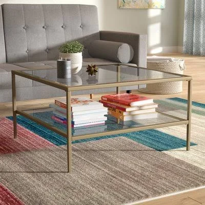 Ivy Bronx Sydnor Coffee Table, Gold