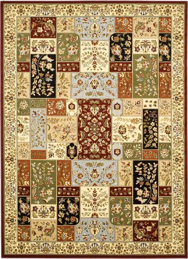 Safavieh Lyndhurst LNH318A Multi/Ivory 8& x 11& Area Rug
