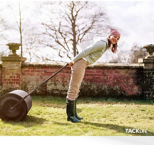 Tacklife Lawn Roller, Tow Behind Water Filled Roller Push 16 by 20-inch Hr60l