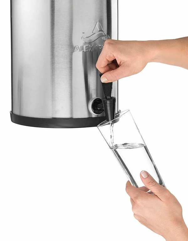 Alexapure Pro Stainless Steel Water Filtration System 5 - 000 Gallon