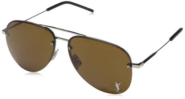 Sunglasses Saint Laurent Classic 11 M- 002 Silver - Brown