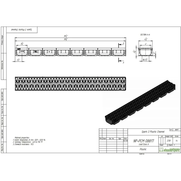 Spark 2 - 4 inch Channel Sand 1 Unit