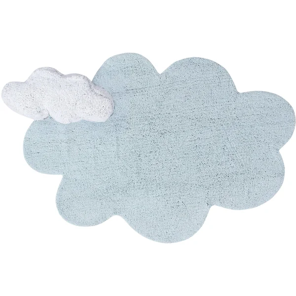 Lorena Canals - Puffy Dream Washable Rug - Blue - 110X170cm