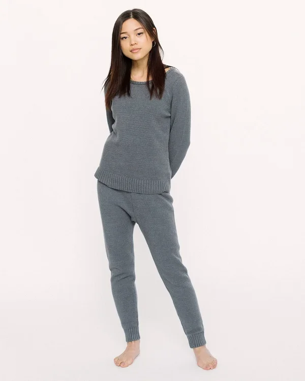 Faux Cashmere Fontaleoni Jogger Small, Black by Pudus Lifestyle Co.