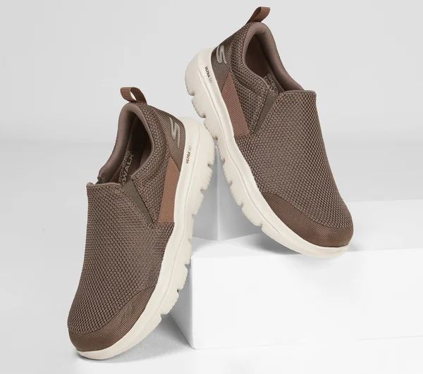 Skechers Men's Go Walk Evolution Ultra-Impeccable Sneaker - Khaki, 11.5