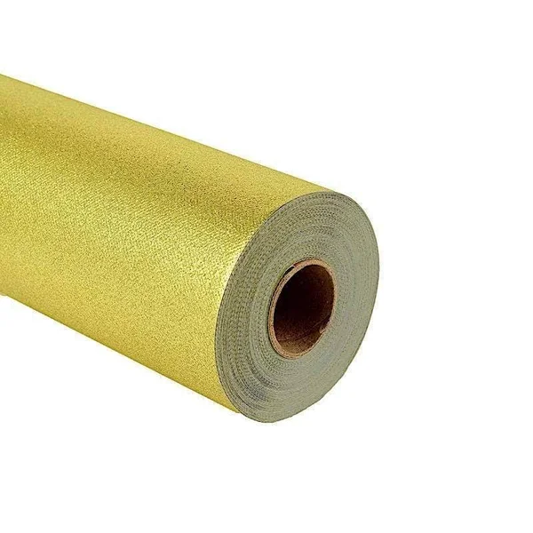 Balsa Circle 50 ft Long Glittered Wedding Aisle Runner - Champagne