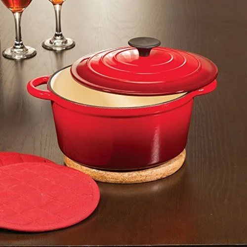 Home Marketplace Enamel Cast Iron Dutch Oven - 4 qt.
