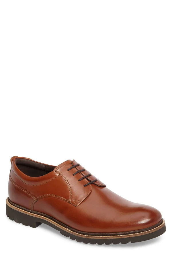 Rockport Men's Marshall Plain Toe Oxford, Size: 9, Brown