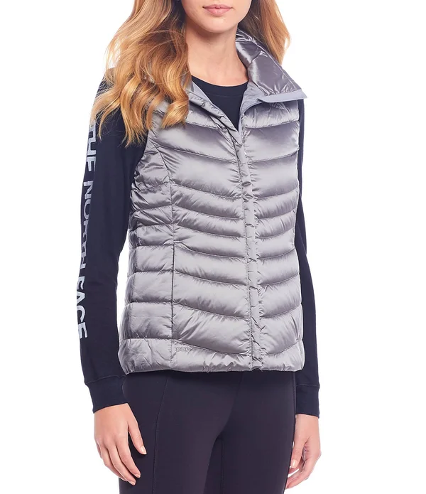 The North Face Aconcagua Vest II - Women's Shiny Mid Grey, M