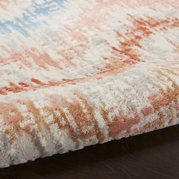Nourison Elation ETN04 Area Rug, Ivory Multicolor, 4& x 6&