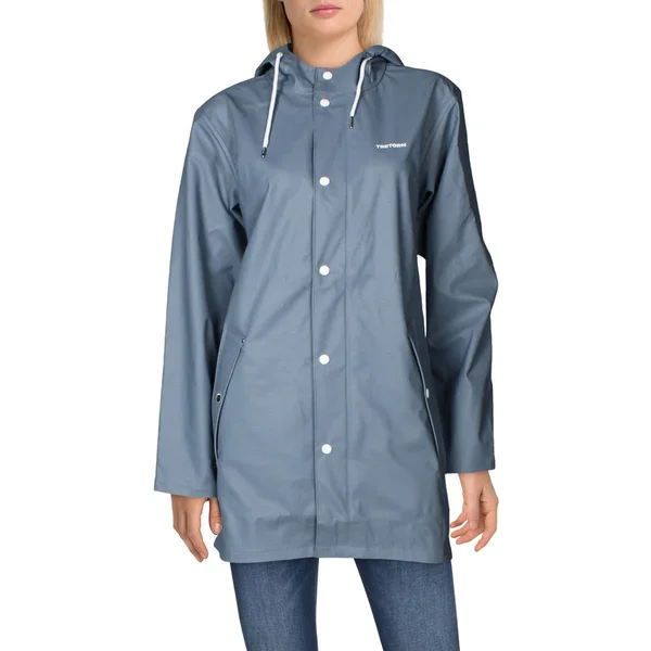 Tretorn Womens Midi Waterproof Raincoat - Stone Blue
