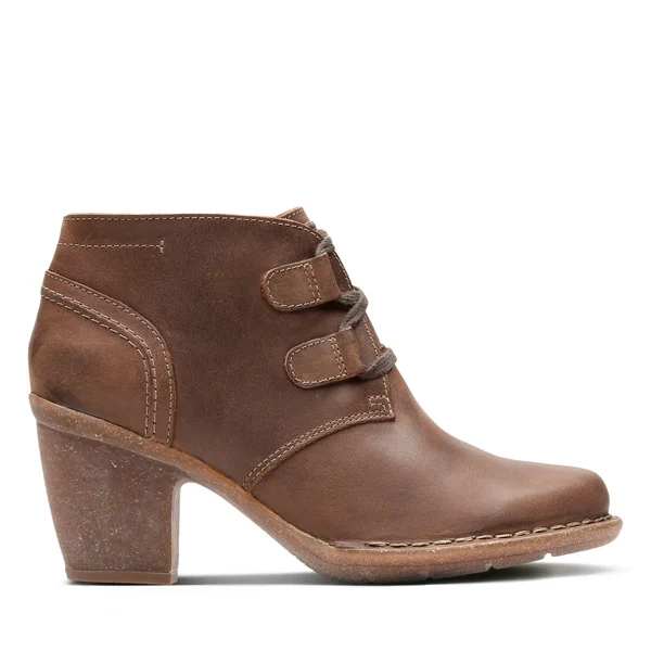 Clarks Carleta Lyon - Brown Oiled Nubuck 5