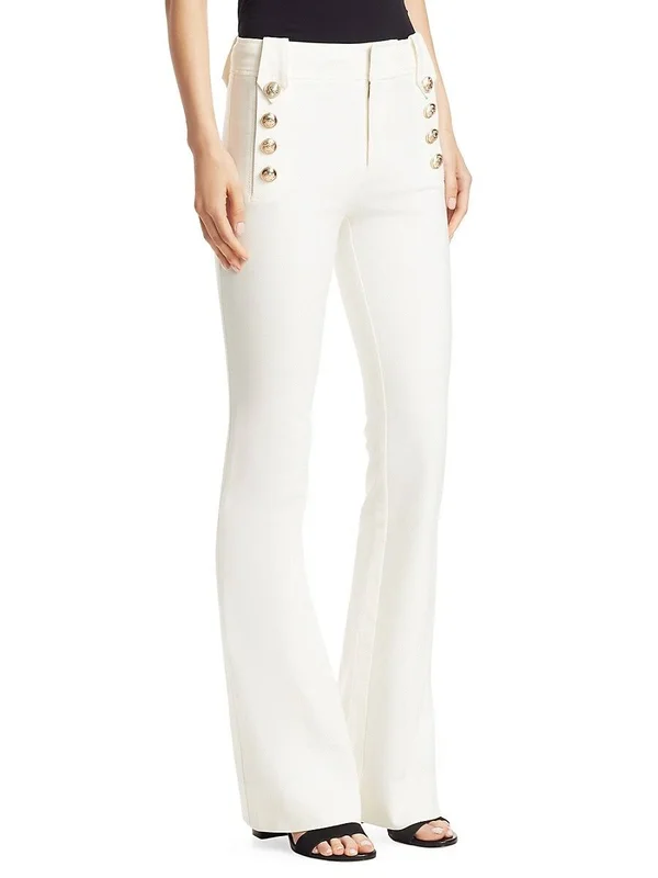 Derek Lam 10 Crosby Women's Robertson Flare Pants - Midnight Blue - Size 0