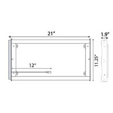 22 Watt LED Retrofit 2x2 Troffer 4000K