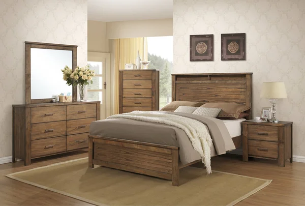 Progressive Furniture Brayden Bed in Satin Mindi-King