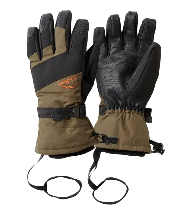 Men's L.L.Bean Waterproof Ski Gloves Green Large - L.L.Bean