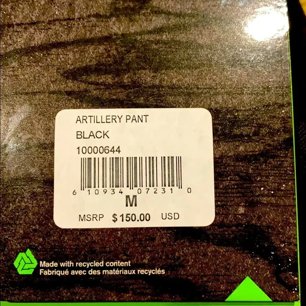 Dakine Artillery Pant Black
