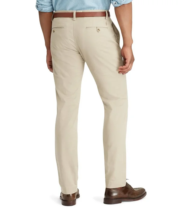 Polo Ralph Lauren Men's Stretch Straight Fit Chino Pants Green 35 x 32