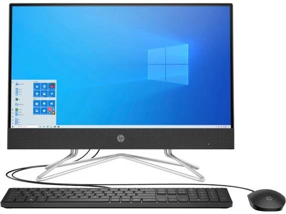 HP All-in-One Computer & Display - 22-df0120m|AMD Athlon|128 GB SSD|AMD Radeon Graphics|8 GB DDR4|21.5x22 Display|Windows 10
