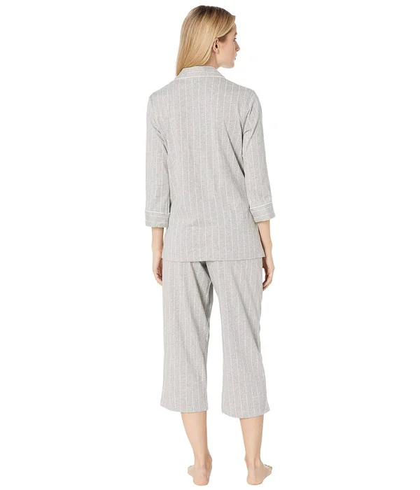Lauren Ralph Lauren Women's Essentials Bingham Knits Capri PJ Set