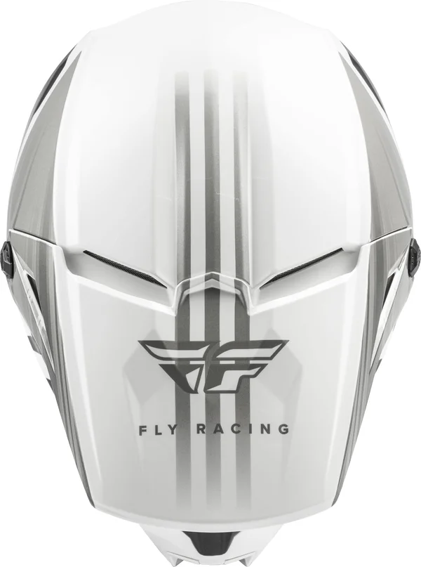 Fly Racing Kinetic Cold Weather Helmet - 2020 SM White/Grey/Black
