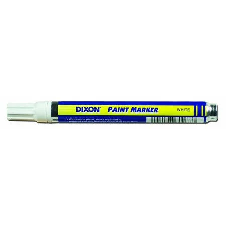 Paint Markers - Medium Tip, Box of 12, White (80229), Permanent, Opaque Color by Dixon