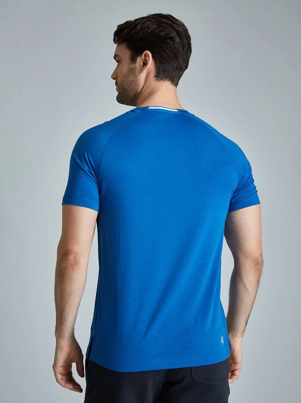 Fourlaps Men's Level Tech Tee - Blue - Size Small