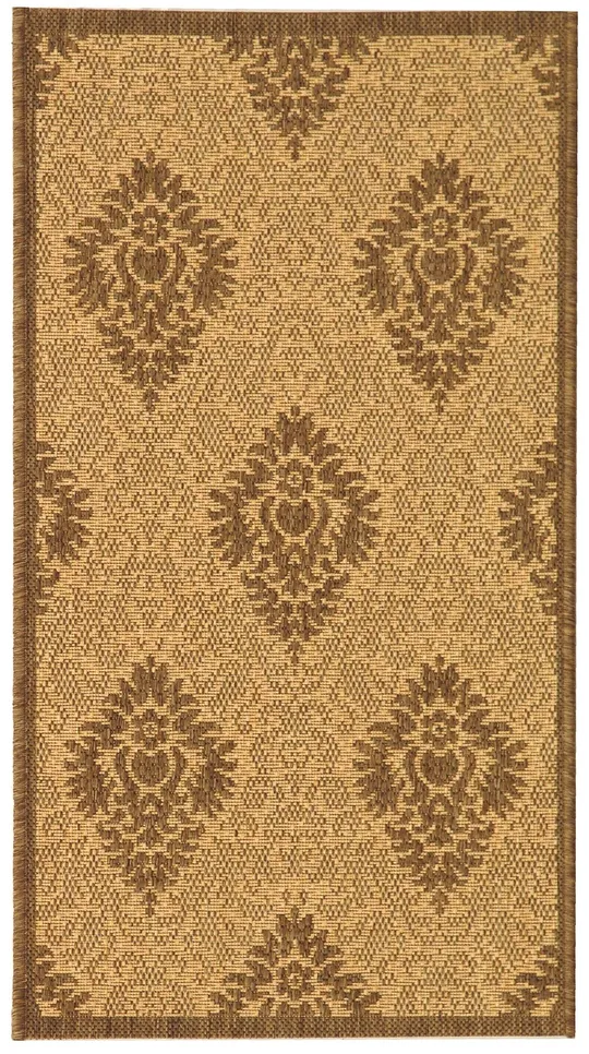 Safavieh Courtyard Area Rug CY2714 Natural - Brown, 8& x 11&