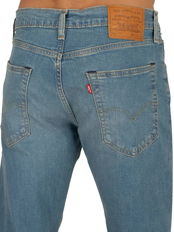 Levi&s 512 Slim Taper Fit Jeans - Pelican Rust