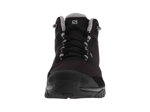 Salomon Men's Shelter CS WP Boots Black - Black, Frost Gray 9.5